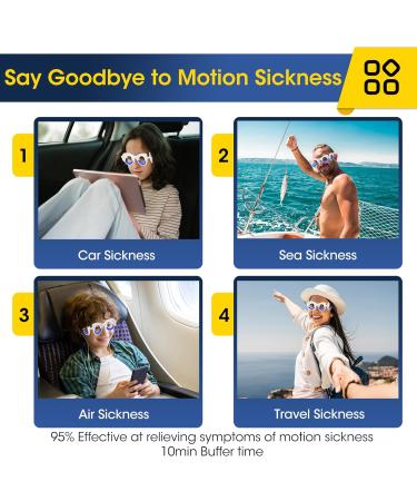 Optimized Meta Title: "Motion Sickness Glasses for Adults & Kids - Relieve Car Air & Sea Sickness - Portable Anti-Nausea Solution - Buy Online on GoSupps.com