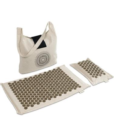 Navaris 2in1 Acupressure Massage Set | Eco-Friendly Relaxation Mat & Pillow | International Shipping - Buy Online on GoSupps.com