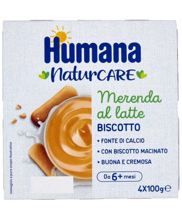 HUMANA MERENDA MILK COOKIES 4 PIECES OF 100 G