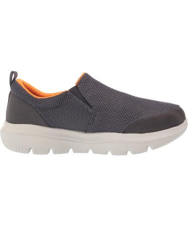 Skechers Men's Go Walk Evolution Ultra-Impeccable Sneaker 13 X-Wide - Charcoal/Orange - Buy Online on GoSupps.com