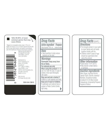 Purell Advanced Refreshing Gel Hand Sanitizer 2 Fl Oz - Clean Scent (Pack of 24 Bottles) - Buy Online on GoSupps.com