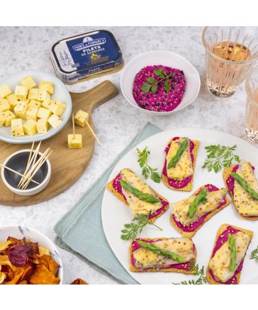 Sardine fillets with old-style mustard Pointe de Penmarc'h pack of 6 tins of 100g - delivery in 2 to 3 days from Brittany - Buy Online on GoSupps.com