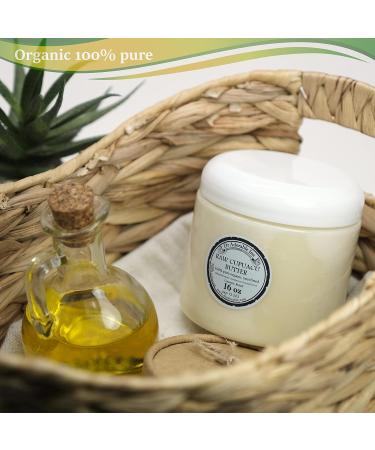 Dr Adorable Cupuacu Butter 16 oz - Exotic Unrefined Organic Cold Pressed - Pure Natural Skincare - International Shipping Available - Buy Online on GoSupps.com