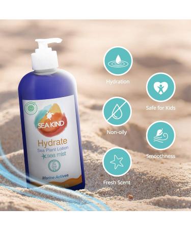 Sea Kind Hydrate Sea Plant Hand and Body Lotion - Sea Mist Essential Oil - 16 Fl Oz - Vegan Moisturizer for Dry, Sensitive Skin - Buy Online on GoSupps.com