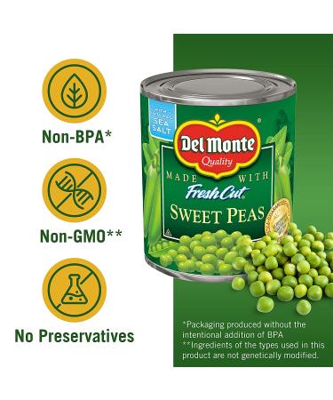 Del Monte Canned Sweet Peas 8.5 oz - Fresh Cut Quality | Buy Online - Buy Online on GoSupps.com