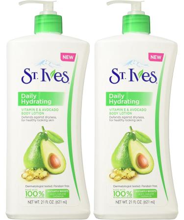St. Ives Daily Hydrating Body Lotion Vitamin E 21 oz - Pack of 2 | Moisturizing Skin Care - Buy Online on GoSupps.com