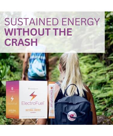 Youngevity ElectroFuel Raspberry - Natural Energy Drink Mix | Electrolyte Powder for Energy & Hydration - 30 Sticks - Buy Online on GoSupps.com