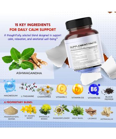 CORTISOL Health Ashwagandha Magnesium Chamomile L-Theanine 150 count (pack of 1) - Buy Online on GoSupps.com