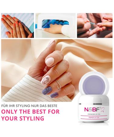 Nails Factory UV Grundiergel 15ml | Transparent Base Gel for Strong Adhesion | Acid-Free Primergel | Made in Germany | 1-Pack - Buy Online on GoSupps.com