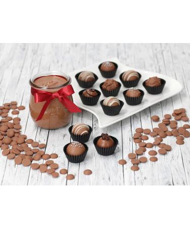 Callebaut Callets - Whole Milk Chocolate Coating for Pralines Desserts & Cakes | 1 kg Pack - International Shipping Available - Buy Online on GoSupps.com