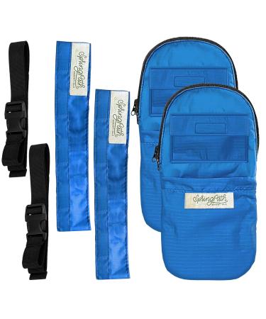 Double Nephrostomy Tube and Drainage Bag Cover - Royal Blue