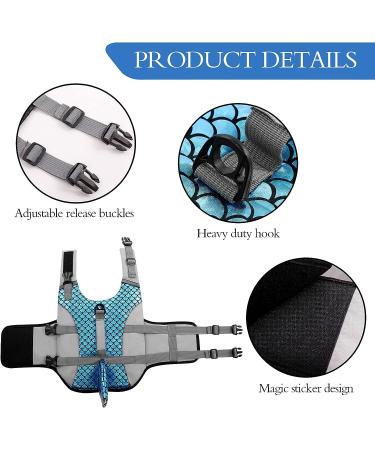 Mazort Dog Life Jacket - Reflective Shark Swimsuit for Large Dogs - Blue XX-Large - Buy Online on GoSupps.com