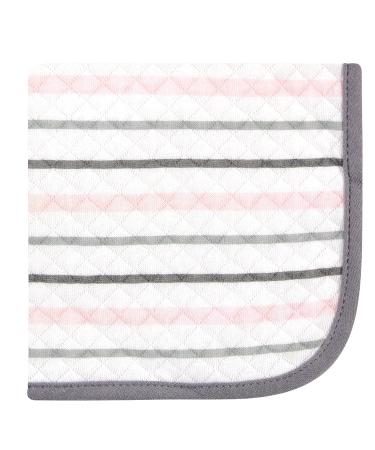 Hudson Baby Unisex Quilted Cotton Washcloths - Pink Safari - One Size - Buy Online on GoSupps.com