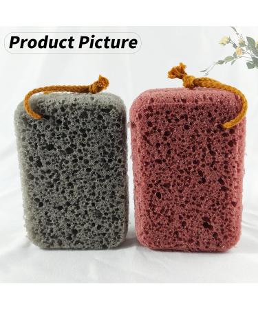 Exfoliating Body Bath Sponge Set (2PC) - Soft Shower Loofah Scrubber for Men & Women - Ideal for Deep Cleansing - Buy Online on GoSupps.com