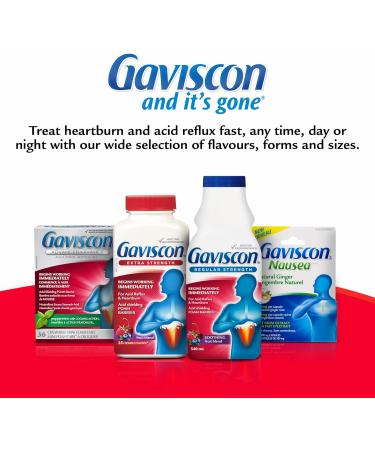 Gaviscon Fruit 340ml - Long-Lasting Acid Reflux & Heartburn Relief - Buy Online on GoSupps.com