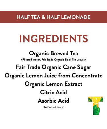 Honest Tea Organic Half Tea & Lemonade - Gluten Free, Fair Trade, 16.9 fl oz - Buy Online on GoSupps.com