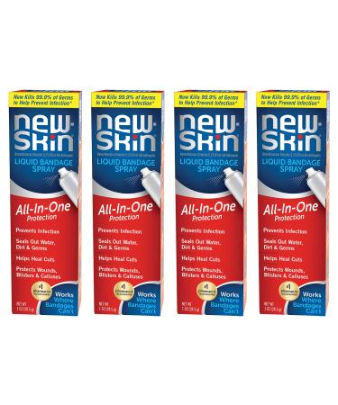 New-Skin Liquid Bandage Spray (1 Ounce (Pack of 4))