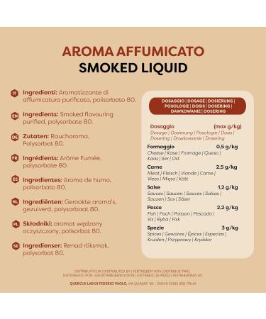 Erbotech Liquid Smoke Concentrated Food Additive Gives your dishes an intense and smoky flavor Ideal for BBQ meat and cheese Also excellent for vegetarians GMOfree 30 ml - Buy Online on GoSupps.com