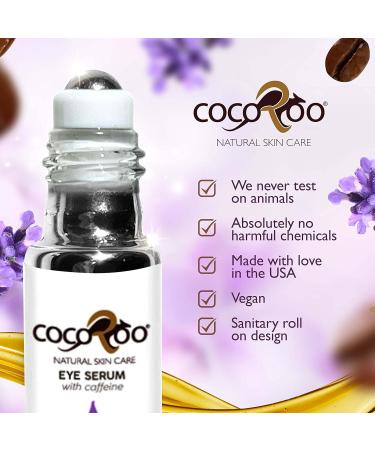Caffeinated Eye Serum Nutrient-Dense 100% Pure Natural & Vegan (Lavender) - Buy Online on GoSupps.com