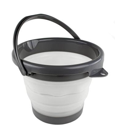 NEBO 5-Liter Collapsible Flashlight Bucket: 200 Lumen Removable Magnetic Puck Light Works Great as a Flood Light and Spot Light Use it for Camping, Fishing, Emergencies, Halloween 6667 Brite Bucket