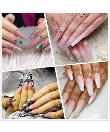 Makartt Poly Nail Gel Kit with 6W UV LED Nail Lamp - Clear Pink Fall Winter Nail Extension Set with Portable USB Nail Dryer - 60S Timer - Buy Online on GoSupps.com