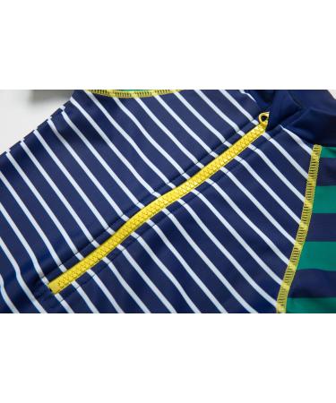 BONVERANO Baby Boys Sunsuit UPF 50+ Swimsuit with Zipper and Sun Hat - 9 Months, Stripe/Green - Buy Online on GoSupps.com