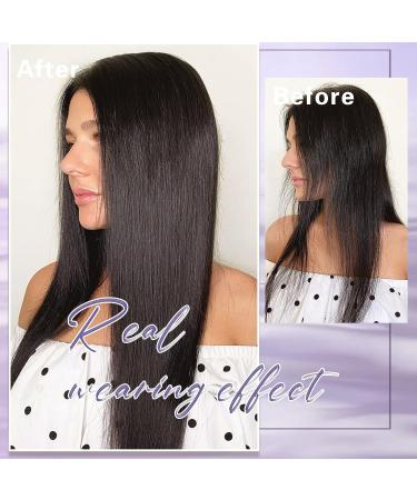 Halo Hair Extensions 16 Natural Black | Real Human Hair Invisible Wire Hairpiece for Women - Buy Online on GoSupps.com