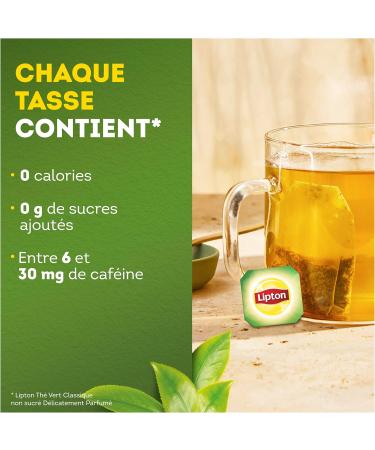 Lipton Green Tea Green Tea from Asia Cold or Hot Infusion Mint Taste Freshness 100% Natural Origin Ingredients 30 sachets - Buy Online on GoSupps.com