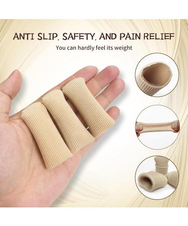 8-Piece Gel Toe Protective Caps - Silicone Toe Protection for Blisters Corns & Calluses - Unisex Large Size - Buy Online on GoSupps.com