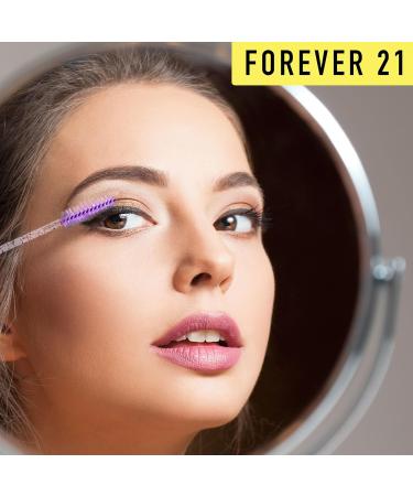 Forever 21 Brow Brushes Set - 50pc Glitter Handle Eyebrow & Eyelash Brush Spoolie Value Pack for Perfect Brows - Buy Online on GoSupps.com