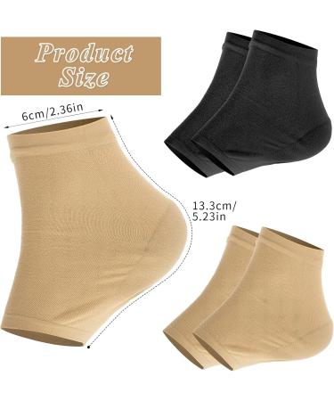 Cracked Heel Repair Socks - 2 Pairs Moisturizing Spa Socks for Dry Cracked Feet - Overnight Foot Care Lotion Socks for Women (US Size 7-9 - Buy Online on GoSupps.com