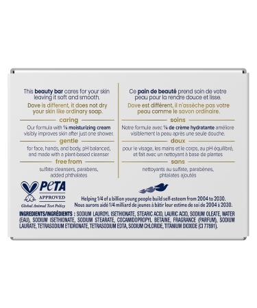 Dove Beauty Bar Gentle Skin Cleanser - Original Moisturizing Cream 3.17 oz | Soft Skin Care for All Skin Types | Shop Internationally - Buy Online on GoSupps.com