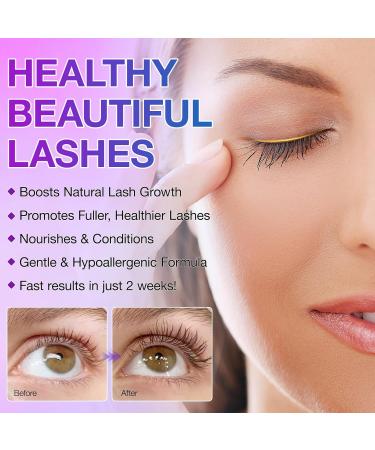 Eyelash Growth Serums - Eyelash Serum for Eyelash Growth for Women Serum to Stimulate Growth of Thicker Fuller and Longer Eyelashes 5ml - Buy Online on GoSupps.com