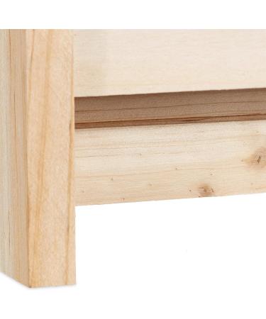 Relaxdays Bat Box Nesting Habitat - Untreated Solid Wood Shelter 25.5x18x6 cm - Natural/Green - Buy Online on GoSupps.com