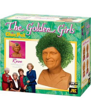 Joseph Enterprises Inc Golden Girls Chia Pet Rose Decorative Pottery Planter Golden Girls Rose - Buy Online on GoSupps.com