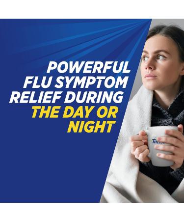 Theraflu Combo Daytime and Nighttime Severe Cold Relief Powder - Honey Lemon Flavor (12 Count) - Buy Online on GoSupps.com