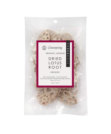 Clearspring Organic Japanese Dried Lotus Root Slices 30g - Buy Online on GoSupps.com