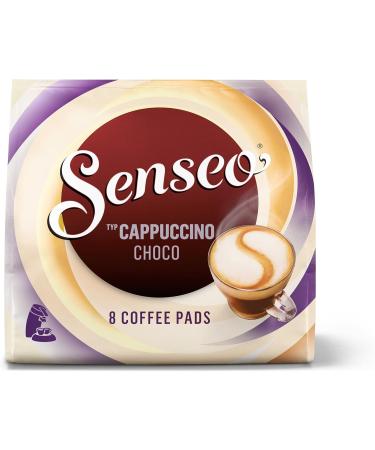 Senseo Cappuccino Choco Coffee Pods Chocolate Flavored Coffee New Recipe Pack of 2 2 x 8 Pods - Buy Online on GoSupps.com