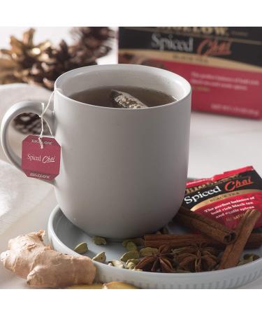 Bigelow Spiced Chai Black Tea - Caffeinated, 120 Tea Bags (6 Packs of 20) - Buy Online on GoSupps.com