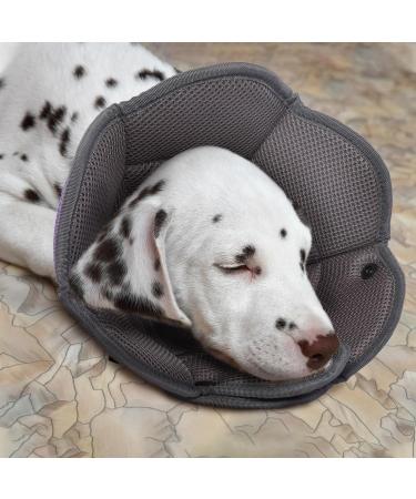 IDOMIK Dog Cone for Dogs After Surgery Comfy Soft Dog Cones for Large Medium Small Dogs Cats Adjustable Protective Dog Recovery Collars & Cones Alternatives to Prevent Pets from Licking Wounds M M(Neck Girth:11.02"-14.17") Purple - Buy Online on GoSupps.com