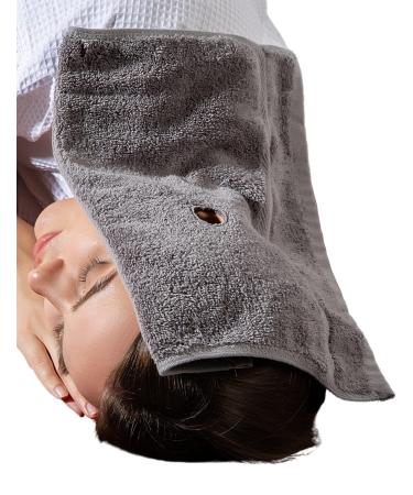Ear Candling Treatment Towel  Gray. Please Note  Ear Candles not Included