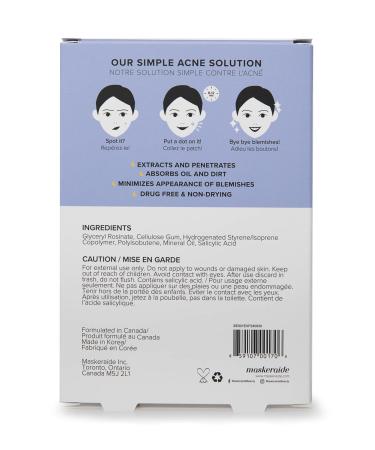 Spotted Nighttime Hydrocolloid Pimple Patches - Vegan Anti-Blemish Solution 54 Patches Two Sizes Cruelty-Free - Buy Online on GoSupps.com
