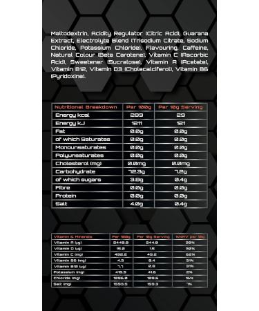 Fluxx Gaming Energy Powder 400g - Original Orange - 40 Servings - Zero Sugar & Vegan - Buy Online on GoSupps.com