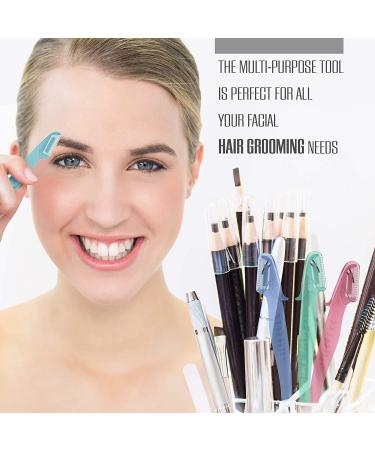 Nylea 6 Pack Eyebrow Razor Trimmer for Women & Men - Precision Disposable Facial Hair Shaper & Remover - Dermaplaning Tool with Cover - Buy Online on GoSupps.com