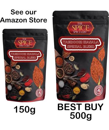 Tandoori Masala Special Blend 500g | Authentic Restaurant QualityTandoori Spice Powder for Gourmet Marinade Seasoning | Resealable Stand-Up Pouch for Long-Lasting Freshness - Buy Online on GoSupps.com