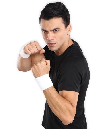 Sports Wristband for Men & Women - Workout Sweat Band for Wrists - Sweatband Wristbands - Buy Online on GoSupps.com