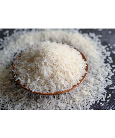 Organic White Jasmine Rice 5 lbs - Non-GMO Long-Grain Variety | Raw, Vegan, Kosher | Fluffy Texture, High Protein | Perfect for Stir-Fries & Thai Curries - Bulk Pack of 1 - Buy Online on GoSupps.com