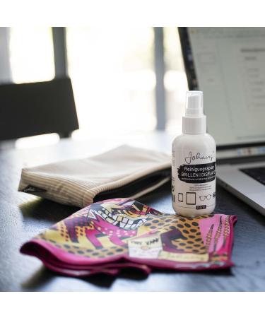 Johans Alcohol-Free Cleaning Spray for Glasses & Screens - 150ml Natural Cleaner for Smartphones Tablets & Glasses - Buy Online on GoSupps.com