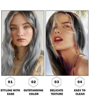 Black Hair Dye Wax - Temporary Washable Color for Parties Cosplay & Daily Use | All Day Hold & Easy Removal - Buy Online on GoSupps.com