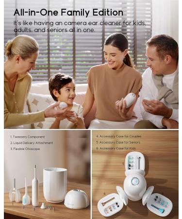 Bebird Home 30S Ear Camera System - Ear Cleaner with Flexible Otoscope UVC Light & Tweezers - Effective Ear Wax Removal Tool for Adults & Kids - Buy Online on GoSupps.com